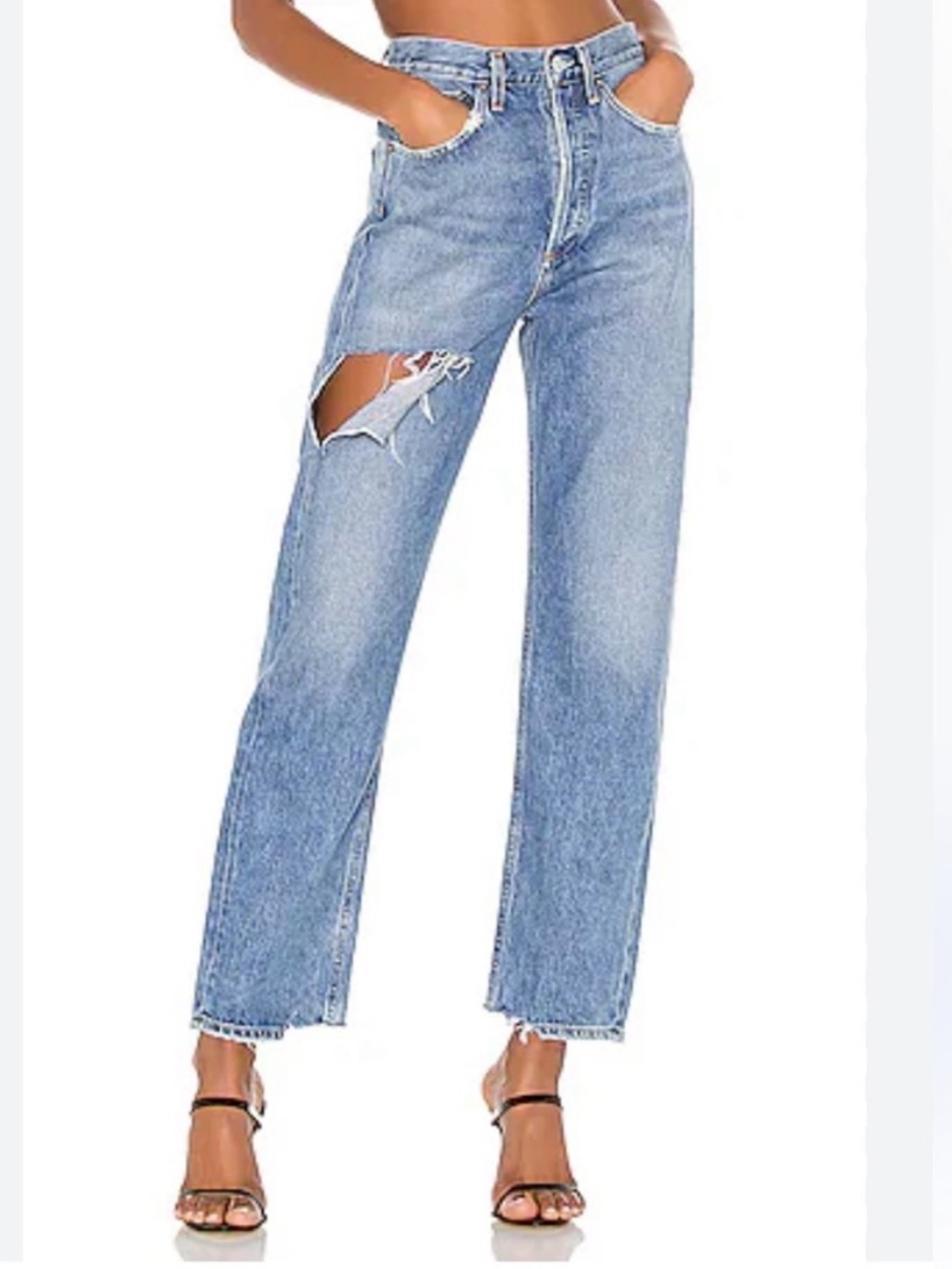 Agolde 90's Mid Rise Loose Fit in Portal